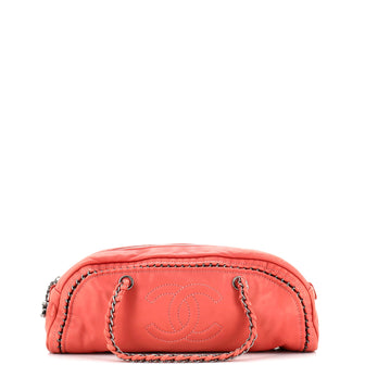 Chanel Luxe Ligne Bowler Bag Leather Small