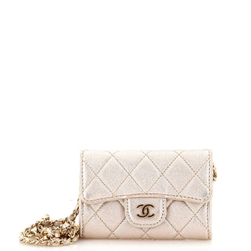 Chanel Classic Flap Chain Belt Bag Quilted Lambskin Mini