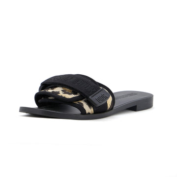 Christian Dior Women's Dio(r)evolution Slide Sandals Printed Nylon