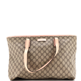 Gucci Plus Tote GG Coated Canvas Medium