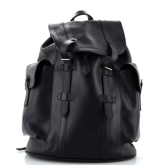 Louis Vuitton Christopher Backpack Epi Leather PM Black 2818941