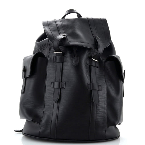 Louis Vuitton Christopher Backpack Epi Leather PM Black 2818941