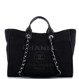 Chanel Deauville NM Tote Mixed Fibers Medium