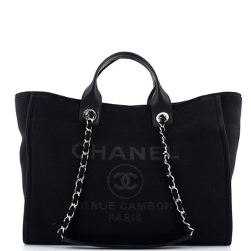 Chanel Deauville NM Tote Mixed Fibers Medium