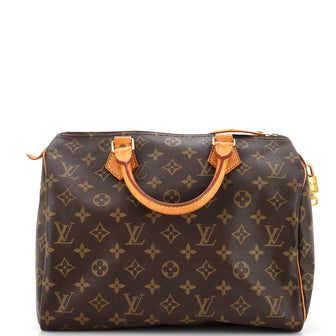 Louis Vuitton Speedy Handbag Monogram Canvas 30