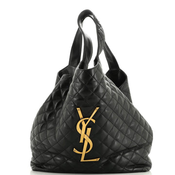 Saint Laurent Icare Shopping Tote Quilted Leather Maxi