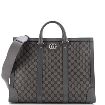 Gucci Ophidia Convertible Open Tote GG Coated Canvas Large