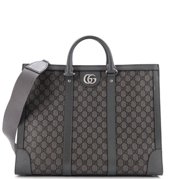 Gucci Ophidia Convertible Open Tote GG Coated Canvas Large