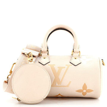 Louis Vuitton Papillon Handbag By The Pool Monogram Empreinte Giant BB