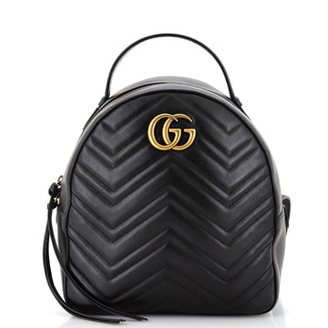Gucci GG Marmont Backpack Matelasse Leather Small