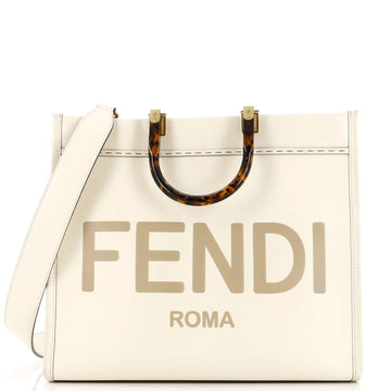 Fendi Sunshine Shopper Tote Leather Medium