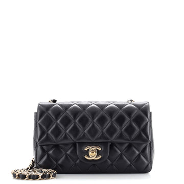 Chanel Classic Single Flap Bag Quilted Lambskin Mini
