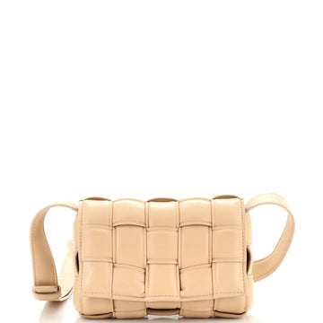 Bottega Veneta Cassette Crossbody Bag Padded Maxi Intrecciato Leather Small