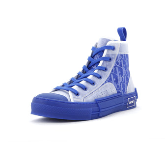 Christian Dior Men's B23 High-Top Sneakers Oblique Coated Canvas and PVC