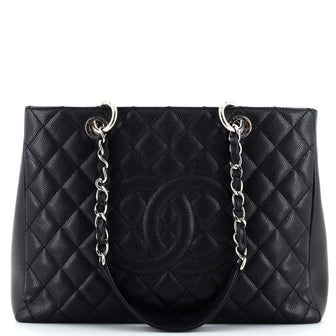 Chanel Grand Shopping Tote Quilted Calfskin