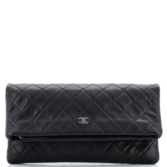 Chanel Beauty CC Clutch Quilted Caviar