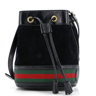 Gucci Ophidia Bucket Bag Suede Mini