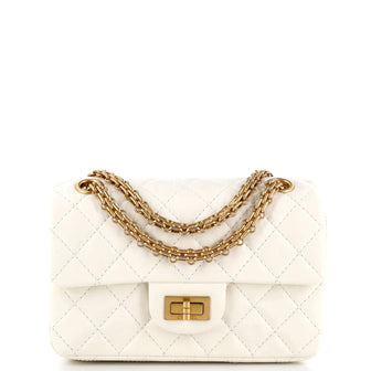 Chanel Reissue 2.55 Flap Bag Quilted Aged Calfskin Mini