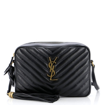 Saint Laurent Lou Camera Bag Matelasse Chevron Leather Small