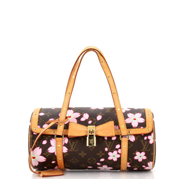 Louis Vuitton Papillon Handbag Limited Edition Cherry Blossom Monogram