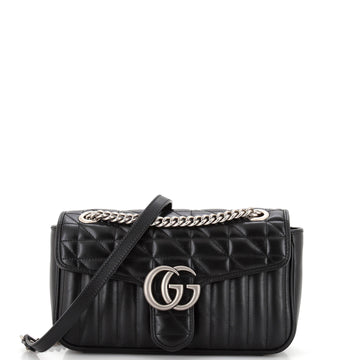 Gucci GG Marmont Flap Bag Mixed Matelasse Leather Small