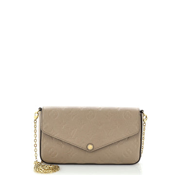 Louis Vuitton Felicie Pochette Monogram Empreinte Leather