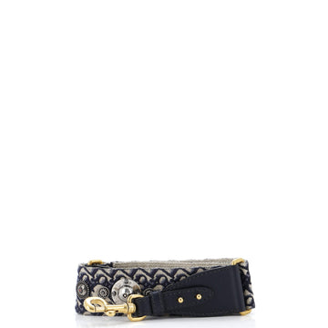 Christian Dior Shoulder Strap Embellished Oblique Canvas