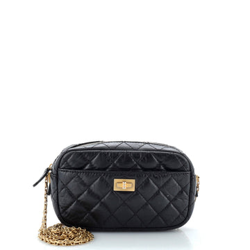 Chanel Reissue Camera Crossbody Bag Quilted Aged Calfskin Mini
