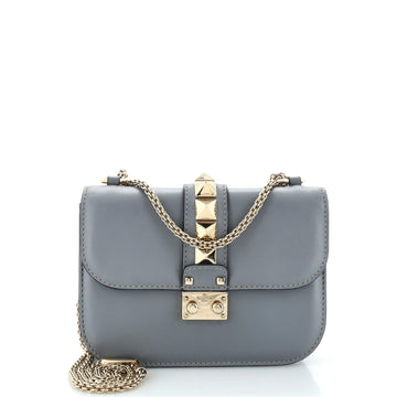 Valentino Garavani Glam Lock Shoulder Bag Leather Small