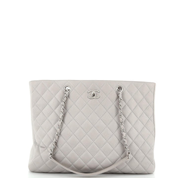Chanel Classic CC Shopping Tote Quilted Calfskin Large