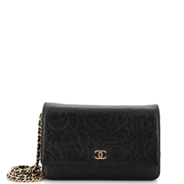 Chanel Wallet on Chain Camellia Lambskin