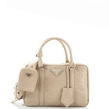 Prada Re-Edition Top Handle Bauletto Bag Nappa Antique Medium