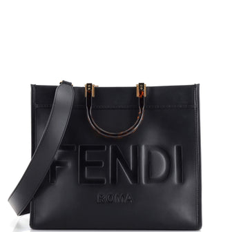 Fendi Sunshine Shopper Tote Leather Medium
