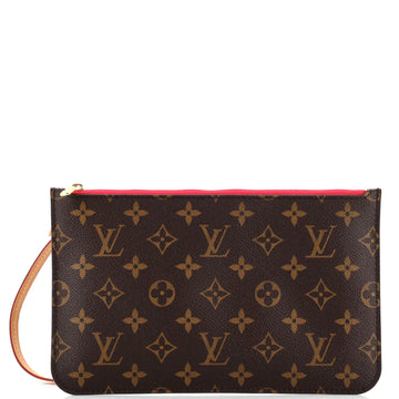 Louis Vuitton Neverfull Pochette Monogram Canvas Large