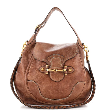 Gucci New Pelham Shoulder Bag Leather Large