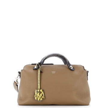 Fendi By The Way Satchel Leather with Python Small