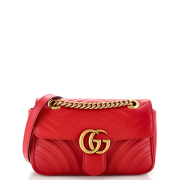 Gucci GG Marmont Flap Bag Matelasse Leather Mini