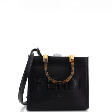 Fendi Sunshine Shopper Tote Leather Small