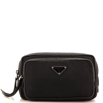 Prada Zip Waist Bag Tessuto Small