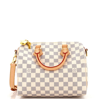Louis Vuitton Speedy Bandouliere Bag Damier 25