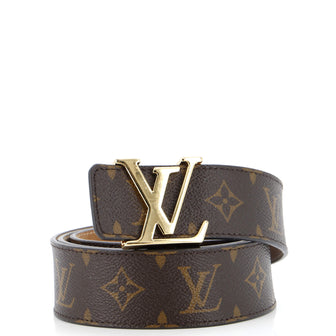 Louis Vuitton LV Initiales Belt Monogram Canvas Wide