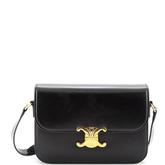 Celine Triomphe Shoulder Bag Smooth Calfskin Medium