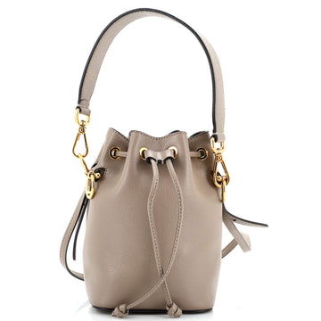 Fendi Mon Tresor Bucket Bag Leather Mini