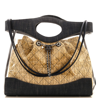 Chanel 31 Shopping Bag PVC and Denim Large