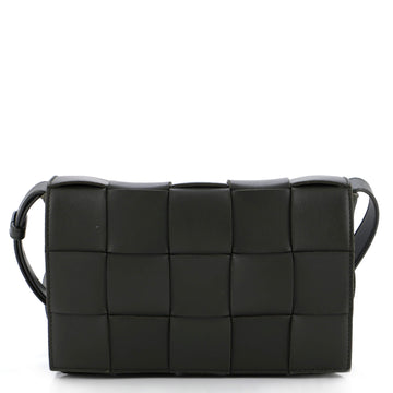 Bottega Veneta Cassette Crossbody Bag Maxi Intrecciato Leather