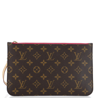 Louis Vuitton Neverfull Pochette Monogram Canvas Large