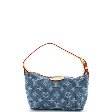 Louis Vuitton Hills Pochette LV Remix Monogram Denim