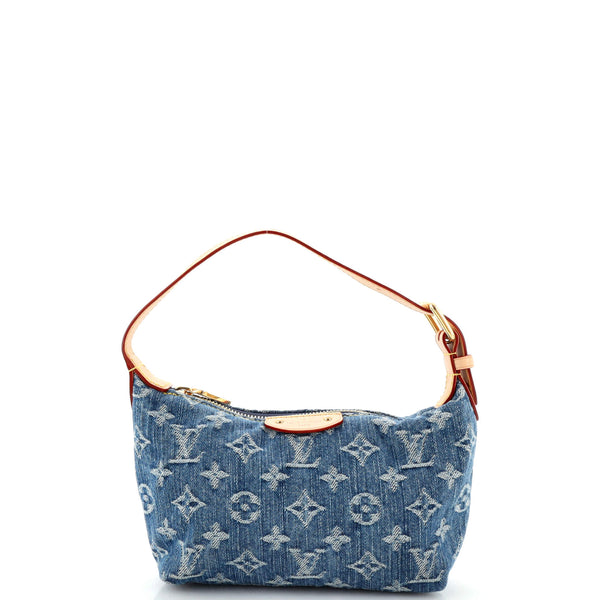 Louis Vuitton Hills Pochette LV Remix Monogram Denim 282552