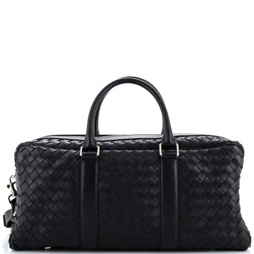 Bottega Veneta Gym Duffle Bag Intrecciato Leather Medium