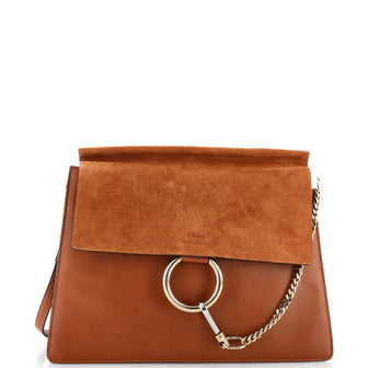 Chloe Faye Shoulder Bag Leather Medium